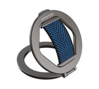 Smartish® MagSafe Grip Kickstand - Quickstand - Magnetic Cell Phone Finger Loop Grip - [Dual-Sided Magnets] Ring Holder Mount w/MagSafe Adapter Kit for Apple iPhone Accessories - Blues on The Green