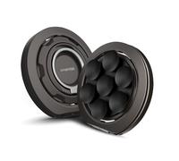 Smartish® MagSafe Suction Mount - WallFlower - 3 in 1 Reversible Magnetic Phone Grip Finger Loop, Suction Mount, Kickstand w/Universal MagSafe Adapter Kit for Apple iPhone - Black Tie Affair