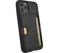 Smartish Silk iPhone 11 Pro Wallet Case - Wallet Slayer Vol. 2 [Slim Protective Kickstand] Credit Card Holder Black Tie Affair