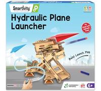 Smartivity 2in1 Hydraulic Aeroplane & Dart Launcher STEM Toy for Kids 6-8-10-12-14 Years Old Shoots Planes/Darts I Christmas/Birthday Gifts for Boys & Girls DIY Science Kit for Kids 6-14