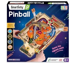 Smartivity DIY Pinball Machine Toy for Ages 8-99 Year Old | Award Winning Arcade Game for Boys & Girls | Birthday Gift Ideas for Kids & Adults | STEM Toys I Fun Family & Party Game