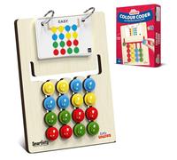 Smartivity Kids Montessori Slide Puzzle Game IColor & Pattern Matching Learning Toys for Kids 4-8 Years I Birthday Gift for Unisex I Preschool Educational Activity Toy for 4,5,6,7,8 I Travel Friendly