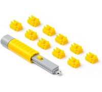 SmartKeeper Essential / 10 x RJ45 Port Blockers with 1 x Lock Key Basic/Yellow