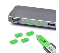 SmartKeeper Essential / 4 x HDMI Port Blockers with Key/Green