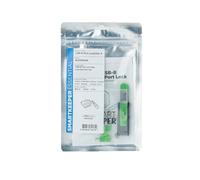 SmartKeeper Essential / 4 x USB B Port Blockers + Key/Green