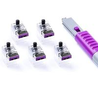 SmartKeeper Essential / 5 x LAN Cable Locks with 1 x Lock Key Basic/Purple