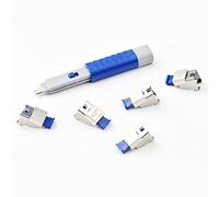 SmartKeeper NC13PKDB 5 x LAN Cable Locks 2 with 1 x Lock Key Basic Dark Blue SLSART-0310 SLSART0310 (SLSART-0310)
