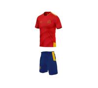smartketing RFEF Spanish Football Team Mini Kit Replica Spain Football Team Jersey and Pants for Children, 100% Polyester, Spain Euro 2024 Team Size 8