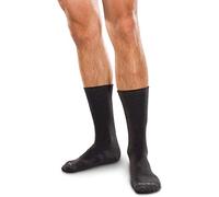 SmartKnit Big Kids - Seamless Sensitivity Socks (M (Adult Size 7-9), Black)