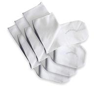 SmartKnitKIDS Sensory-Friendly Sensitivity Seamless Socks - 3 Pack, White, Medium