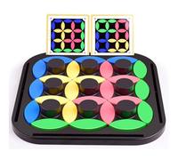 Smartleaf Chessboard - Interactive Rotating Game, Early Learning Puzzle with Leaf Pieces, Cognitive Development Tool, Children’s Strategy Game, Tabletop Activity for Critical Thinking