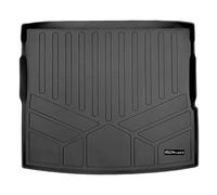SMARTLINER All Weather Custom Fit Cargo Liner Trunk Floor Mat Black for 2016-2021 BMW X1 Cargo Fits Without Spare Tire