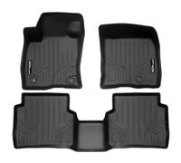 SMARTLINER All Weather Protection Custom Fit Black 2 Row Floor Mat Liner Set Compatible with 2020-2024 Lincoln Corsair