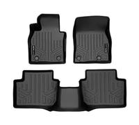 SMARTLINER Custom Fit All Weather 2 Row Black Floor Mat Liners Set for 2020-2021 Mazda CX-30 (AWD Only)