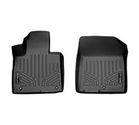 SMARTLINER Custom Fit All Weather Black 1st Row Car Floor Mats Liner Set for 2021 Hyundai Santa Fe