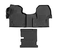 SMARTLINER Custom Fit All Weather Black 1st Row & Center Aisle Liner Compatible with 2019-2023 Mercedes-Benz Sprinter with 1st Row Bucket Seats (Does Not Fit Passenger Van, Crew Van or RV Models)