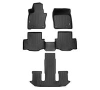 SMARTLINER Custom Fit All Weather Protection 3 Rows & Cargo Liner Behind 3rd Row Set Compatible with 2024-2025 Mazda CX90