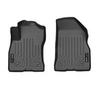 SMARTLINER Custom Fit Floor Mats 1st Row Liner Set Black for 2015-2021 Ram ProMaster City