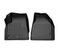 SMARTLINER Custom Fit Floor Mats 1st Row Liner Set Black for Traverse/Enclave/Acadia/Outlook