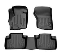 SMARTLINER Custom Fit Floor Mats 2 Row Liner Set Black for 2011-2019 Mitsubishi Outlander Sport