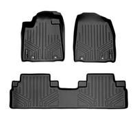 SMARTLINER Custom Fit Floor Mats 2 Row Liner Set Black for 2013-2015 Lexus RX350/RX450h