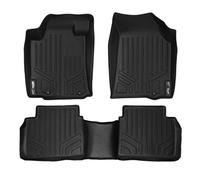 SMARTLINER Custom Fit Floor Mats 2 Row Liner Set Black for 2013-2018 Nissan Altima Sedan (Manufactured After Nov. 2012)
