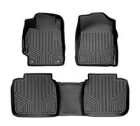 SMARTLINER Custom Fit Floor Mats 2 Row Liner Set Black for 2015-2017 Toyota Camry (New Body Style)