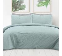 SmartLiving 100% Pure Cotton Plain Dye Duvet Cover Set with Pillowcases, Soft Breathable Easy Care Bedding, Luxury Bed Linen for All Seasons