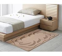 SmartLiving Door Mat Indoor 60X110cm Heavy Duty Non Slip Doormats, Machine Washable,Ovalack Gel Backed Floor Kitchen Mat, Super Absorbent Gel Back Door Entrance Mats Soft Floor Carpet Rug - Beige