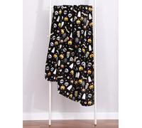 SmartLiving Luxury Spooky Halloween Fleece Throw Blanket, Soft Flannel- Black- 120x150 cm- (5056557572434)