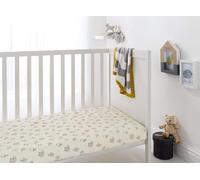 SmartLiving Soft & Breathable Nursery Organic Cotton Crib Sheet (Sheep, One Size)