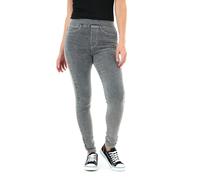 SmartLiving Women’s Skinny Fit Denim Jeggings - Stretchy Pull-On Trousers with Pockets, Comfortable & Stylish (UK, Numeric, 12, Slim, Regular, Acid Black)