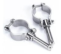 smartmarine 2X 316 Stainless Steel Clamp on Oarlocks or Rowlocks,Boat Oarlock Socket Marine Yacht