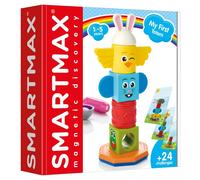 SmartMax My First Totem - Children's Magnetic Stacking Block Building Baby Toy