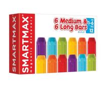 SmartMax Magnetic Extension Kit- 6 x Medium & 6 x Long Bars Suitable for Age 1+