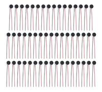 Smartmiao SZ 50Pcs 6mm x 3.5mm 6035 2-Wire Electret Condenser Microphone with 3.5mm Jack