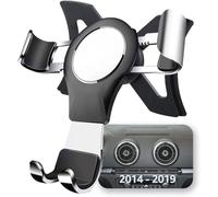SMARTNAVI Car Phone Holder, Car Air Vent Gravity Linkage Phone Holder Auto Lock Car Mobile Phone Stand Mount for Audi A3 S3 2014-2018 (black)