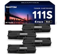 SMARTOMI MLT-D111S 4-Black Compatible Toner for Samsung D111S D111L 111S
