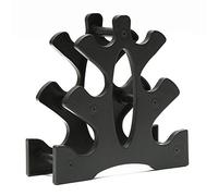 SmarTopus Dumbbell Tree Rack Stand, 3-Tier Dumbbell Storage Rack, Weight Storage Organizer for Multilevel Hand Weight Tower Stand for Home Gym Organization,Black(AIR SHIP 12 DAYS)