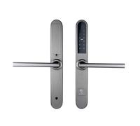 SMARTPASS Smart Lock Door Lock, Electronic Door Lock, Door Bolt Lock with Phone, Code, Card, Keys, App Control, Bluetooth, Wi-Fi, Paris Model (Grey)