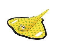 SmartPetLove Snuggle Puppy Tender-Tuffs Tug of War Dog Toy - Extra Large Yellow Stingray Big Ray with Puncture Resistant Squeaker