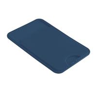 Smartphone 12 Phone Back Card Holder Self Adhesive Blue Artificial Leather