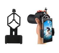 Smartphone Adapter for Binoculars, Monoculars, Spotting Scopes, Telescope, Microscopes Fits Almost All Smartphones on The Market Through Your Optics-Simple, Durable, Metal Body
