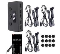 Smartphone Auto Clicker, Adjustable Speed, 6.5x3.8x1.4cm, Rechargeable Easy Clip-on Clicker, Fast Clicks Simulation Finger Continuous Click, Portable, For Game, Live Broadcasts