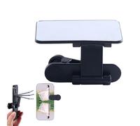 Smartphone Camera Mirror Clip Set | Mirror Holder with Clip for Mobile Phones | Adjustable Cell Phone Adapter for Beauty Tutorial Makeup Tutorial
