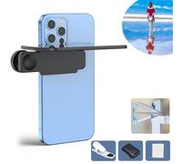 Smartphone Camera Mirror Reflection Clip Kit, 2025 Upgrade Adjustable Smartphone Camera Mirror Reflection Clip Kit, HD Glass Reflection Mirror for Creative Photography, Portable Travel Accessories