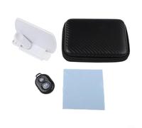 Smartphone Camera Mirror Reflection Clip Kit 360° Rotation HD Glass Lens for Selfie Video Vlog Accessories Fit Black(White2)