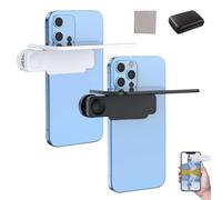 Smartphone Camera Mirror Reflection Clip Kit, Mirror Reflection Clip - Capture Stunning Reflections Instantly, Adjustable HD Glass Smartphone Photography Flip Mirror (2pcs, Mix)