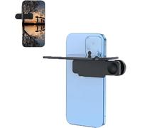 Smartphone Camera Mirror Reflection Clip Kit,Phone Camera Shooting Reflection Mirror Adjustable High Definition Glass Smartphone Photography Flip Mirror With Clip For All Phones,Black