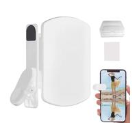 Smartphone Camera Mirror Reflection Clip Set, Phone Camera Reflection Mirror, Smartphone Photo Video Accessories for Teenagers, Family, Boys, Girls, Friends, Sons, Daughters, Black/White, 11.5 x 8 x 1